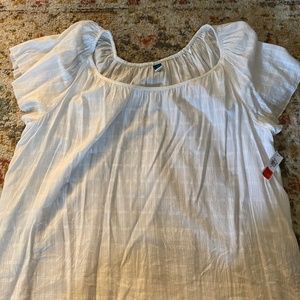 Old Navy light weight white shirt